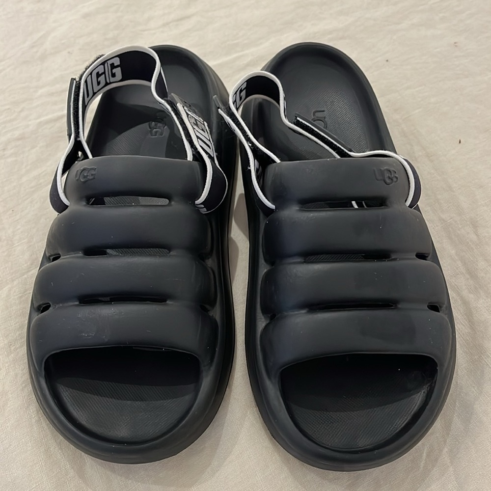 UGG slides with removable strap